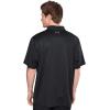 image:imageUnder Armour Mens Matchplay Printed Golf PoloBlackAnthracitePitch Grey