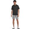 image:imageUnder Armour Mens Matchplay Printed Golf PoloBlackAnthracitePitch Grey