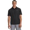 image:imageUnder Armour Mens Matchplay Printed Golf PoloBlackAnthracitePitch Grey
