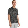 image:imageUnder Armour Mens Matchplay Printed Golf PoloBlackCastlerockPitch Gray