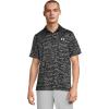 image:imageUnder Armour Mens Matchplay Printed Golf PoloBlackCastlerockPitch Gray
