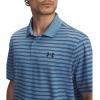 image:imageUnder Armour Mens Matchplay Printed Golf PoloBlue SmokeMidnight NavyMidnight Navy