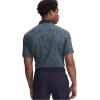image:imageUnder Armour Mens Matchplay Printed Golf PoloMidnight NavyJasper BlueMidnight Navy