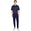 image:imageUnder Armour Mens Matchplay Printed Golf PoloMidnight NavyWashed NavyPitch Grey