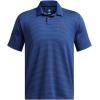 image:imageUnder Armour Mens Matchplay Printed Golf PoloTech BlueHorizon BlueMidnight Navy