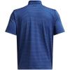 image:imageUnder Armour Mens Matchplay Printed Golf PoloTech BlueHorizon BlueMidnight Navy