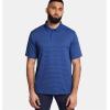 image:imageUnder Armour Mens Matchplay Printed Golf PoloTech BlueHorizon BlueMidnight Navy