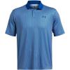 image:imageUnder Armour Mens Matchplay Printed Golf PoloTech BlueNimbus BlueMidnight Navy