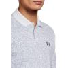 image:imageUnder Armour Mens Matchplay Printed Golf PoloWhiteBlue SmokeMidnight Navy