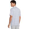 image:imageUnder Armour Mens Matchplay Printed Golf PoloWhiteBlue SmokeMidnight Navy