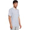 image:imageUnder Armour Mens Matchplay Printed Golf PoloWhiteBlue SmokeMidnight Navy