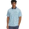 image:imageUnder Armour Mens Matchplay Printed Golf PoloWhiteDownpour GrayDownpour Gray