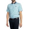 image:imageUnder Armour Mens Matchplay Printed Golf PoloWhiteDownpour GrayDownpour Gray