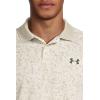 image:imageUnder Armour Mens Matchplay Printed Golf PoloWhiteKhaki BaseBlack