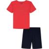 image:imageUnder Armour babyboys 2piece Short Sleeve Graphic Tshirt and Shorts Set Lightweight amp BreathableBaseball Red