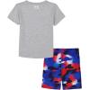 image:imageUnder Armour babyboys 2piece Short Sleeve Graphic Tshirt and Shorts Set Lightweight amp BreathableFree Mod Gray
