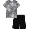 image:imageUnder Armour babyboys 2piece Short Sleeve Graphic Tshirt and Shorts Set Lightweight amp BreathableGray Print