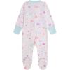 image:imageUnder Armour babygirls Coverall Footie Zipup Closure Logo amp Printed DesignsWhite Speckle