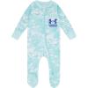 image:imageUnder Armour Baby Boys Coverall Footie Zipup Closure Logo amp Printed DesignsFuse Teal Tie Dye
