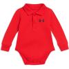 image:imageUnder Armour BabyBoys Newborn Fashion Polo BodysuitRed  Long Sleeve