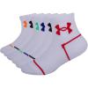 image:imageUnder Armour Girls Quarter SocksWhite Multi