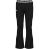 image:imageUnder Armour Girls Yoga Pant Durable Stretch and Elastic WaistbandBlack Wordmark  Core