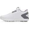 image:imageUnder Armour Mens Drive Fade 2 Golf Cleats100 WhiteTitan GrayMetallic Silver