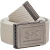 image:imageUnder Armour Mens Stretch Webbing Belt289 Khaki Base  Summit White  Metallic Silver
