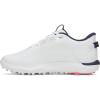 image:imageUnder Armour Womens Drive Fade 2 Spikeless Golf Cleats100 WhiteWhiteMetallic Silver