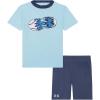 image:imageUnder Armour babyboys 2piece Short Sleeve Graphic Tshirt and Shorts Set Lightweight amp BreathableStream Tech Ball