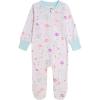 image:imageUnder Armour babygirls Coverall Footie Zipup Closure Logo amp Printed DesignsWhite Speckle