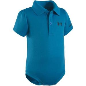 image:imageUnder Armour BabyBoys Newborn Fashion Polo BodysuitPool Red Black