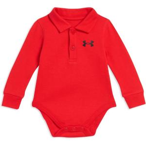 image:imageUnder Armour BabyBoys Newborn Fashion Polo BodysuitRed  Long Sleeve