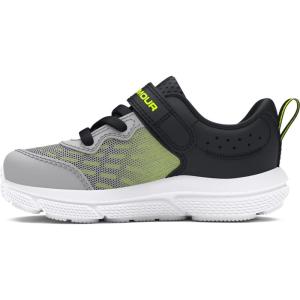 image:imageUnder Armour Boys Infant Assert 10 Alternate Closure104 Mod GrayBlackHigh Vis Yellow
