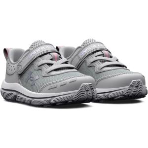 image:imageUnder Armour Boys Infant Assert 10 Alternate ClosureHalo GrayPink SugarIridescent
