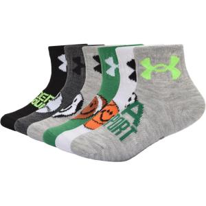 image:imageUnder Armour Girls Quarter SocksBall Icon Grey