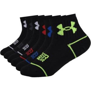 image:imageUnder Armour Girls Quarter SocksBlack Logo