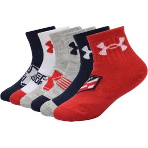 image:imageUnder Armour Girls Quarter SocksFreedom Diamond Red