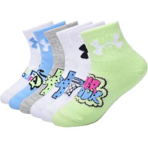image:imageUnder Armour Girls Quarter SocksMorph Green