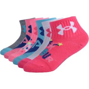 image:imageUnder Armour Girls Quarter SocksNeon Pink