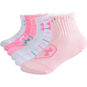 image:imageUnder Armour Girls Quarter SocksPink Multi