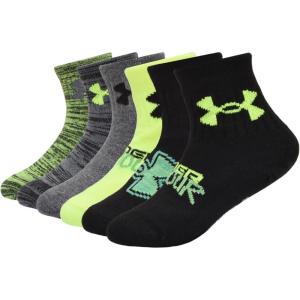image:imageUnder Armour Girls Quarter SocksThrowback Black
