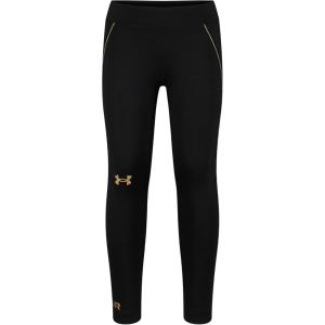 image:imageUnder Armour Girls Yoga Pant Durable Stretch and Elastic WaistbandBlack Gold Luxe