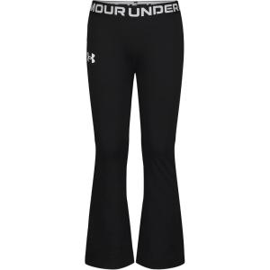 image:imageUnder Armour Girls Yoga Pant Durable Stretch and Elastic WaistbandBlack Wordmark  Core
