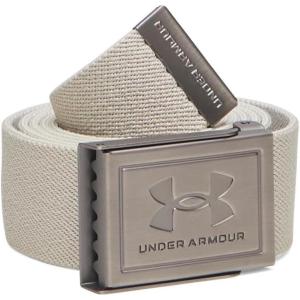 image:imageUnder Armour Mens Stretch Webbing Belt289 Khaki Base  Summit White  Metallic Silver