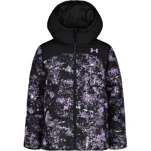 image:imageUnder Armour Puffer Jacket for Girls and Boys Warm and Durable Youth OuterwearBlack Printed