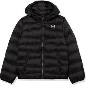 image:imageUnder Armour Puffer Jacket for Girls and Boys Warm and Durable Youth OuterwearBlack Puff