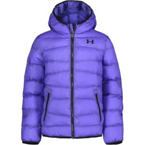 image:imageUnder Armour Puffer Jacket for Girls and Boys Warm and Durable Youth OuterwearBrilliant Violet