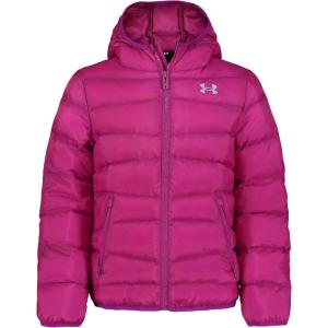 image:imageUnder Armour Puffer Jacket for Girls and Boys Warm and Durable Youth OuterwearMagenta Mystic