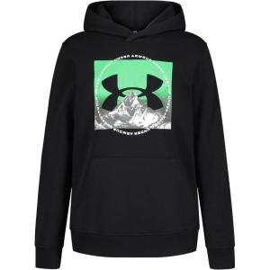 image:imageUnder Armour boys Pullover Hoodie Sweatshirt Soft amp Comfortable Fleece Outdoor CollectionAbove All Black
